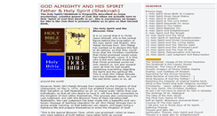 Desktop Screenshot of holyspirit-shekinah.org